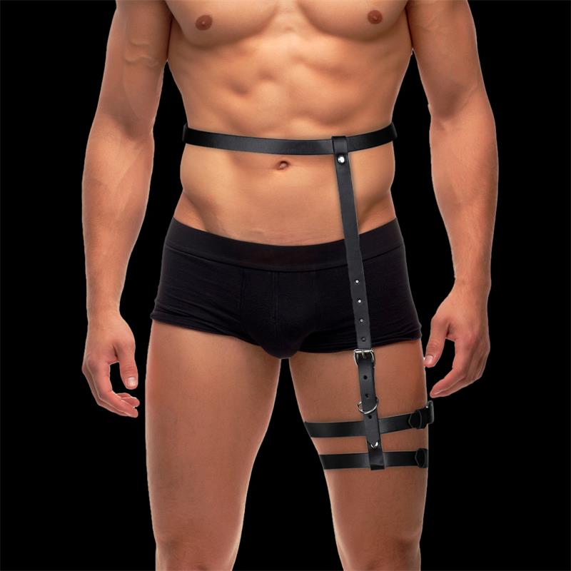 LIGNE BDSM INTOYOU - HARNAIS DE CONTENTION MARTIN POUR JAMBES ET TAILLE