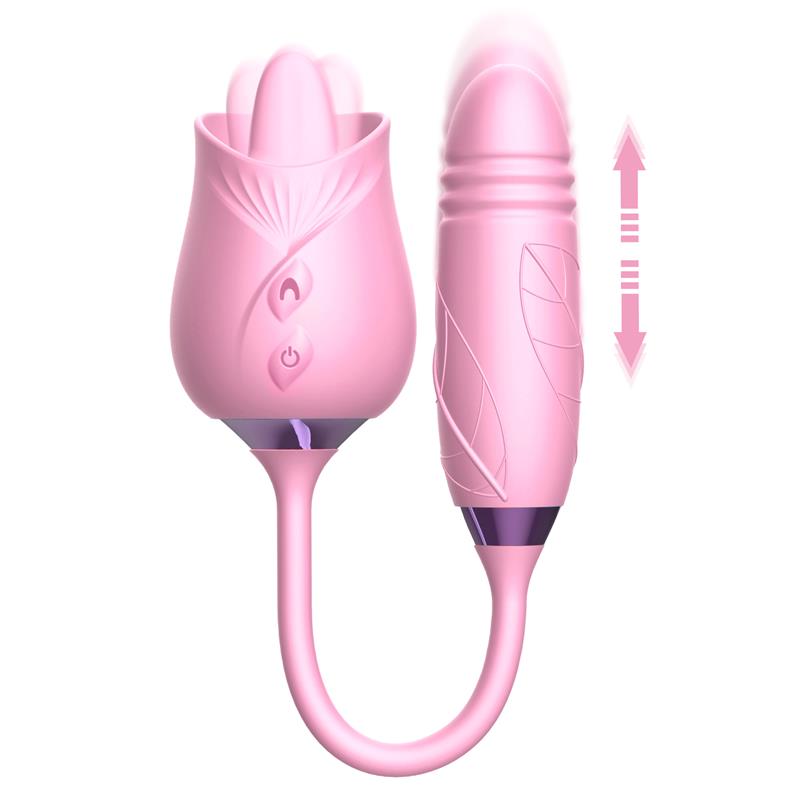 MARTINELLA - DOUBLE TONGUE CLIRIS STIMULATOR AND THRUSTING EGG