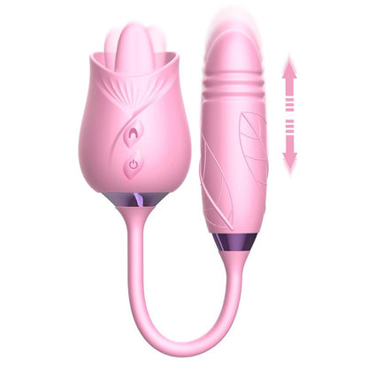 MARTINELLA - DOUBLE TONGUE CLIRIS STIMULATOR AND THRUSTING EGG