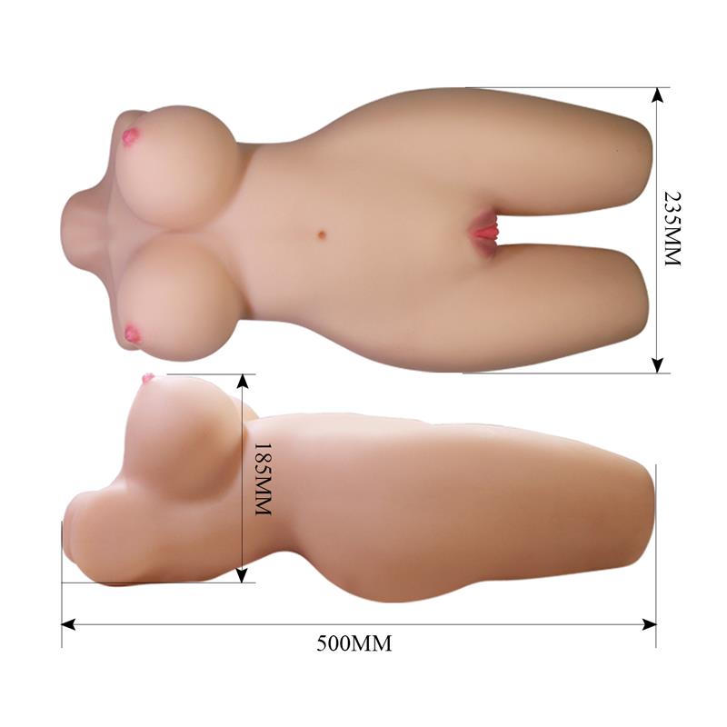 CRAZY BULL - MIA REALISTIC FEMALE TORSO VAGINA AND ANAL 8.5 KG