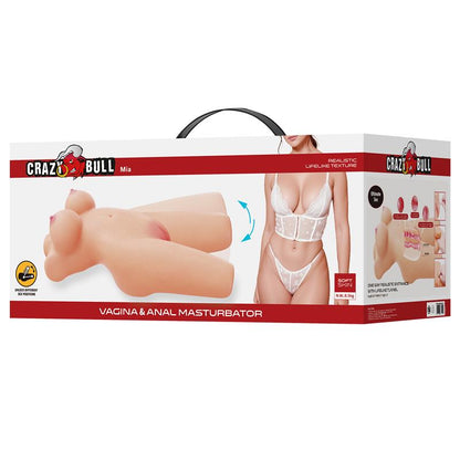 CRAZY BULL - MIA REALISTIC FEMALE TORSO VAGINA AND ANAL 8.5 KG