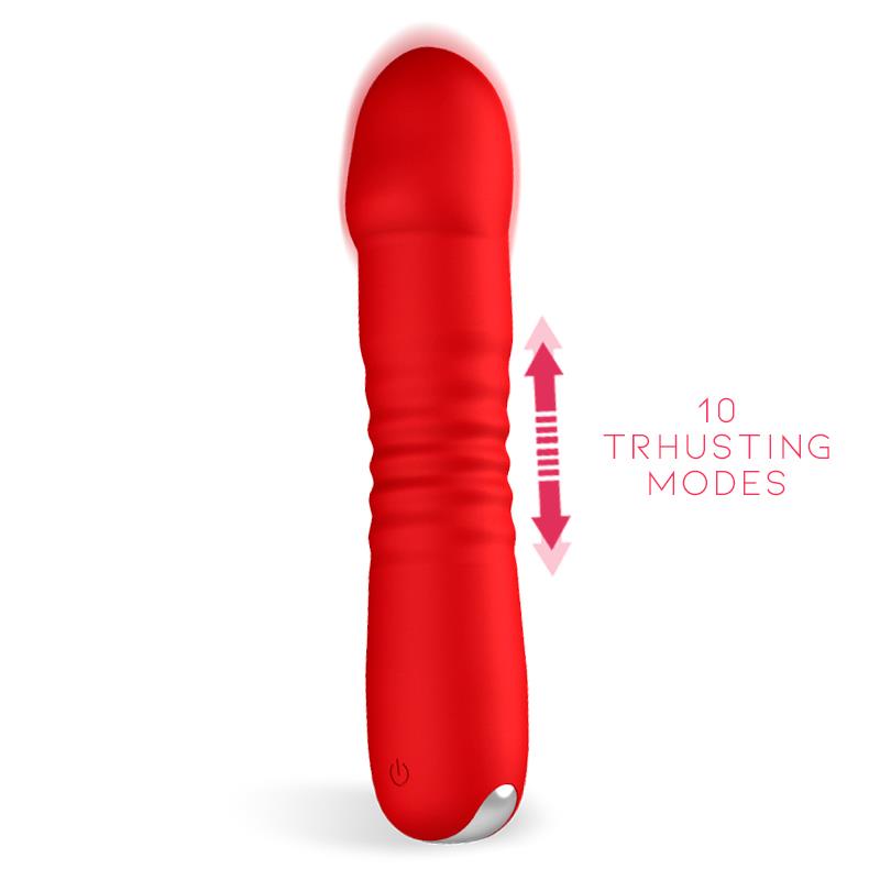 INTOYOU - MARYGOLD STIMULATOR WITH THRUSTING UP & DOWN MOVEMENT USB SILICONE