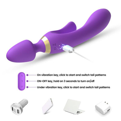 URBAN SKY - MASAGER AND VIBRATOR PURPLE