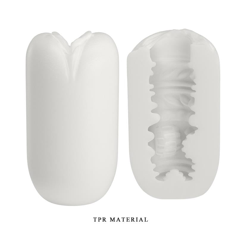 PRETTYLOVE - MASHA MASTURBATOR EGG DOUBLE TEXTURE WHIT
