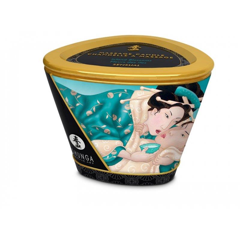 SHUNGA - MASSAGE CANDLE ISLAND BLOSSOMS 170 ML