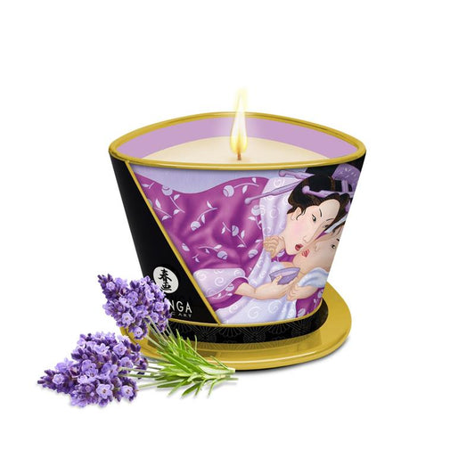 SHUNGA - MASSAGE CANDLE LAVENDER 170ML