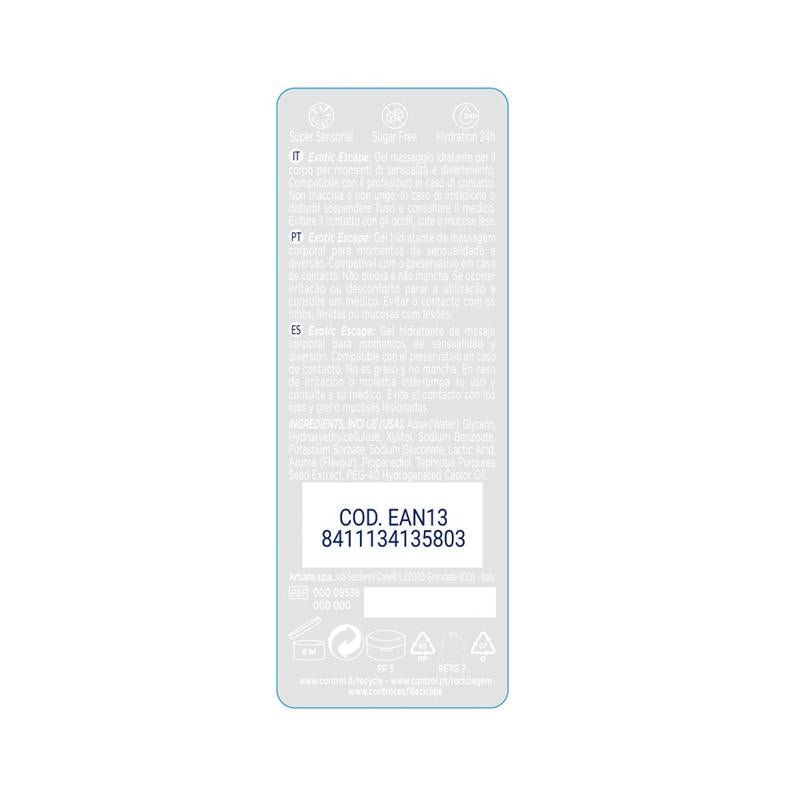 CONTROL - MASSAGE GEL EXOTIC ESCAPE 200 ML