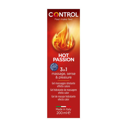 CONTROL - MASSAGE GEL HOT PASSION 200 ML