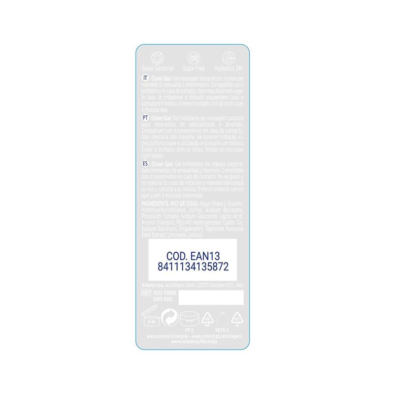 CONTROL - MASSAGE GEL MEDITERRANEAN SEA 200 ML