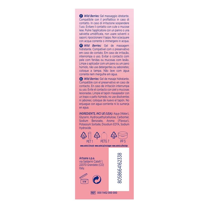 CONTROL - MASSAGE GEL WILD BERRIES 200 ML