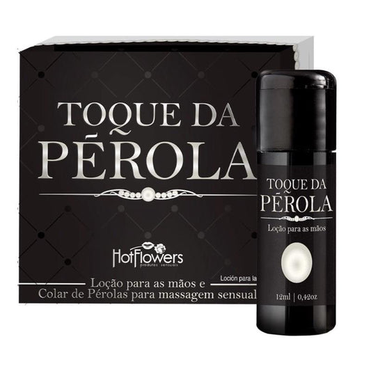 HOT FLOWERS - MASSAGE LOTION AND PEARL NECKLACE TOQUE DA PEROLA