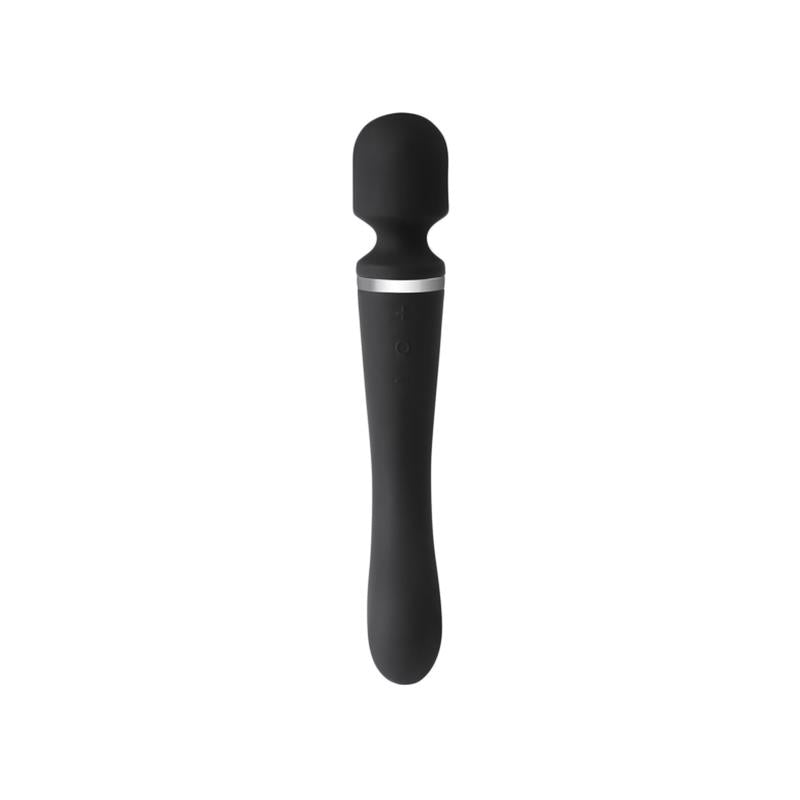 MOOVE - MASSAGE WAND WITH 2 MOTORS SILICONE BLACK