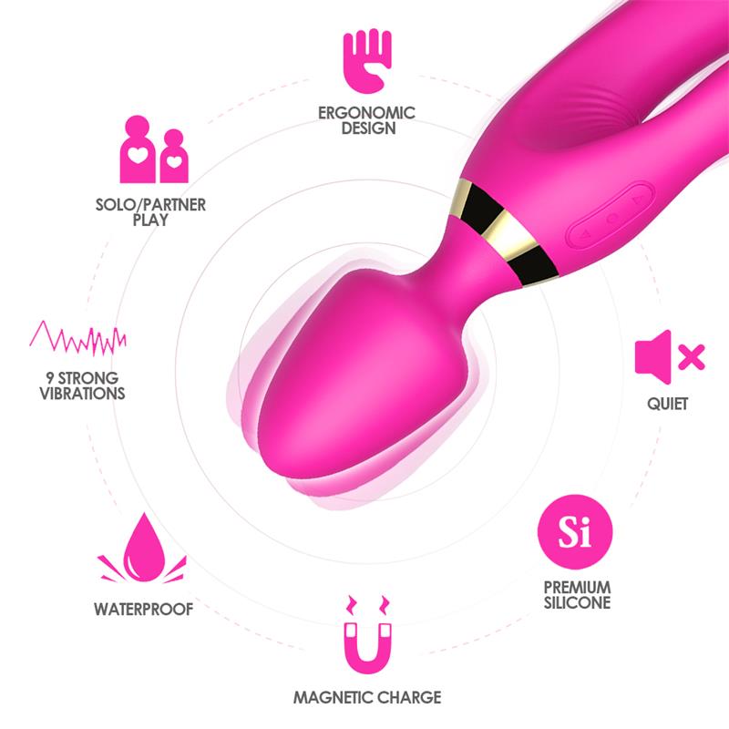 URBAN SKY - MASSAGER AND VIBRATOR PINK