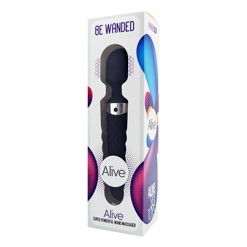 ALIVE - MASSAGER BE WANDED BLACK