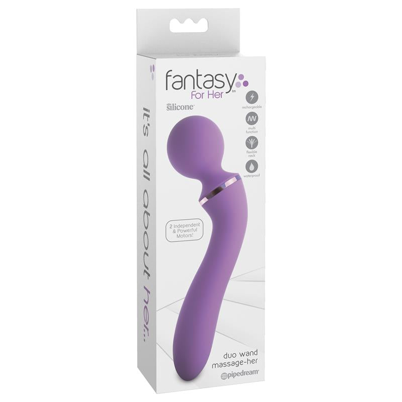 FANTASY FOR HER - MASSAGER SILICONE USB 19.6 CM