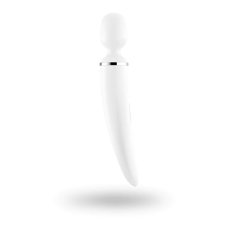 SATISFYER - MASSAGER WAND-ER WOMAN WHITE AND GOLD