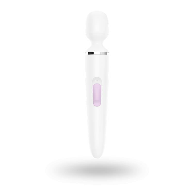 SATISFYER - MASSAGER WAND-ER WOMAN WHITE AND GOLD