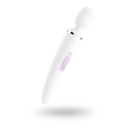 SATISFYER - MASSAGER WAND-ER WOMAN WHITE AND GOLD