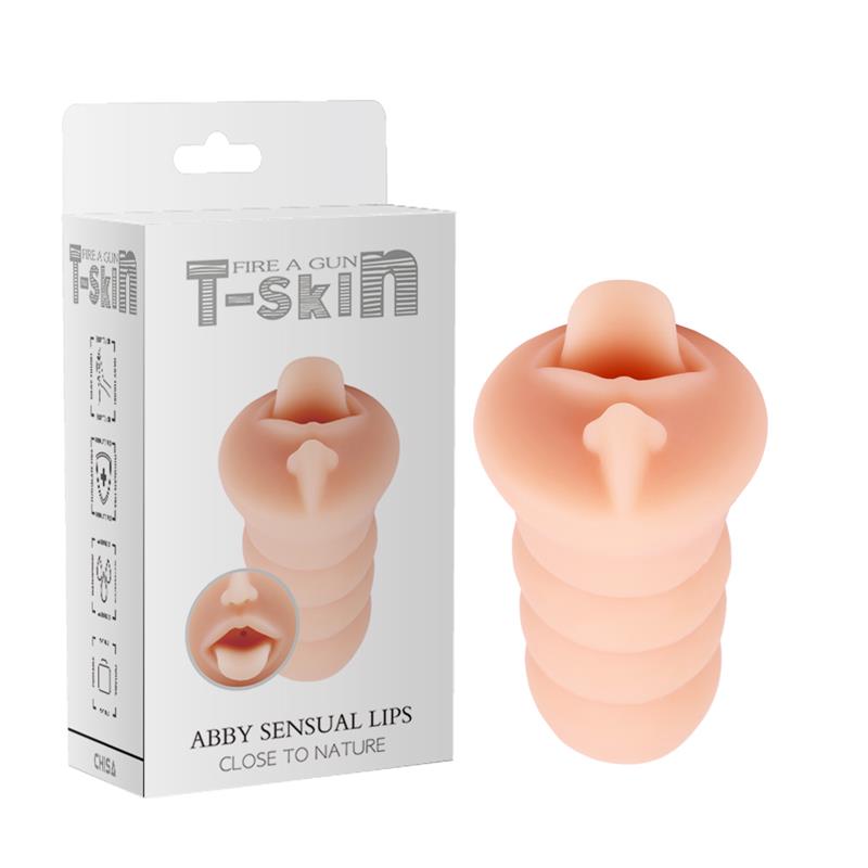 CHISA - MASTURBADOR ABBY SENSUAL T-SKIN 15 CM FLESH
