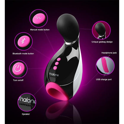 NALONE - MASTURBADOR OXXY BLACK & FUCHSIA