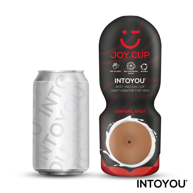 JOY CUP - MASTURBATOR ANUS STIMULATING CARAMEL