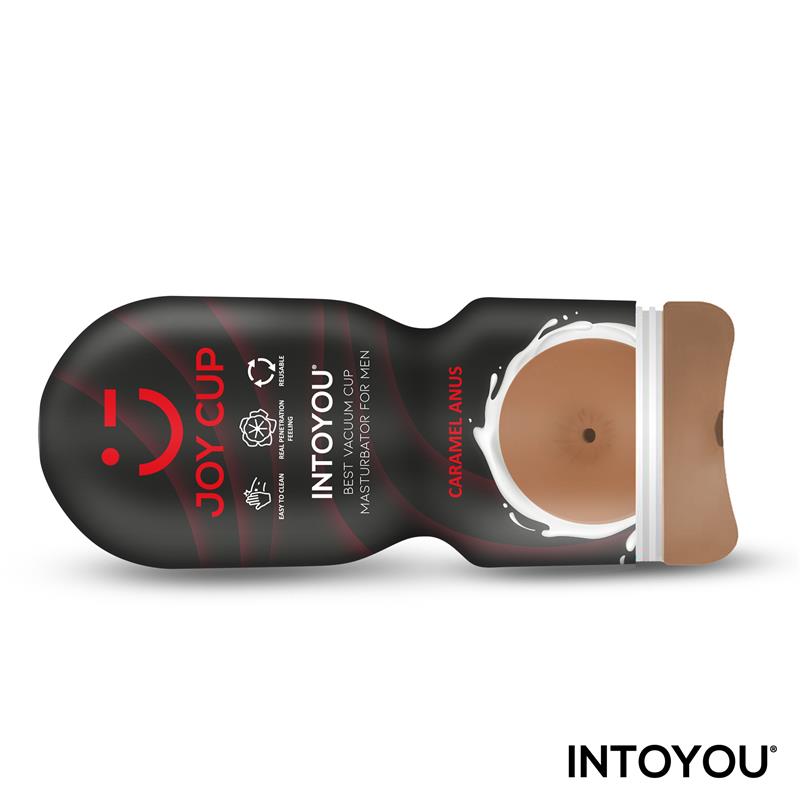 JOY CUP - MASTURBATOR ANUS STIMULATING CARAMEL