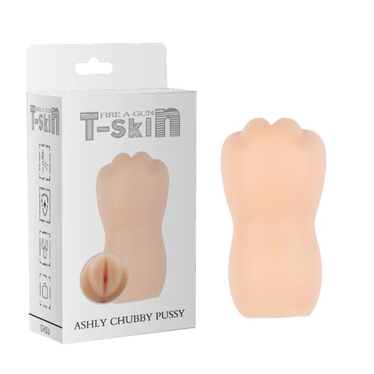 CHISA - MASTURBATOR ASHLY CHUBBY VAGINA T-SKIN 13.3 CM FLESH