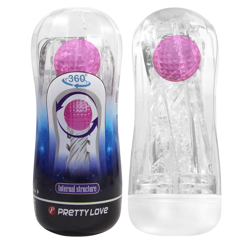PRETTYLOVE - MASTURBATOR CUP WITH MAGIC BALL