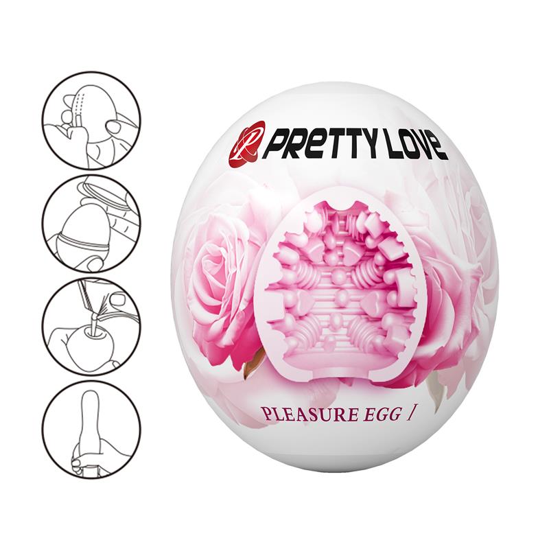 PRETTYLOVE - MASTURBATOR EGG PLEASURE EGG I PINK