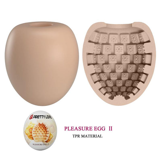 PRETTYLOVE - MASTURBATOR EGG PLEASURE EGG II ORANGE
