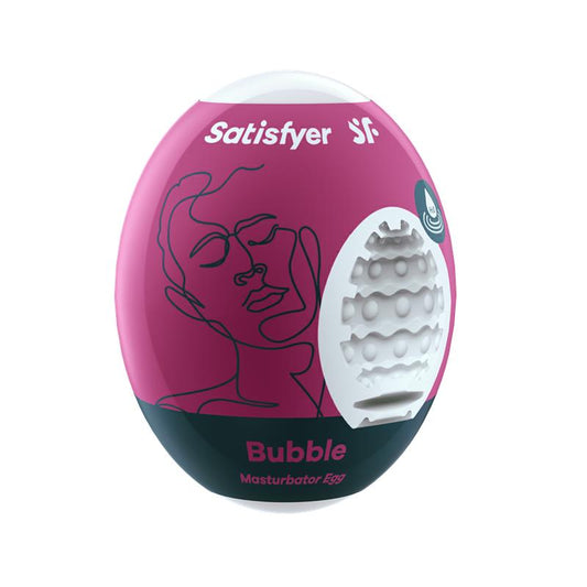SATISFYER - MASTURBATOR EGG SINGLE BUBBLE HYDRO-ACTIVE