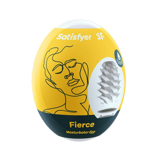 SATISFYER - MASTURBATOR EGG SINGLE FIERCE HYDRO-ACTIVE