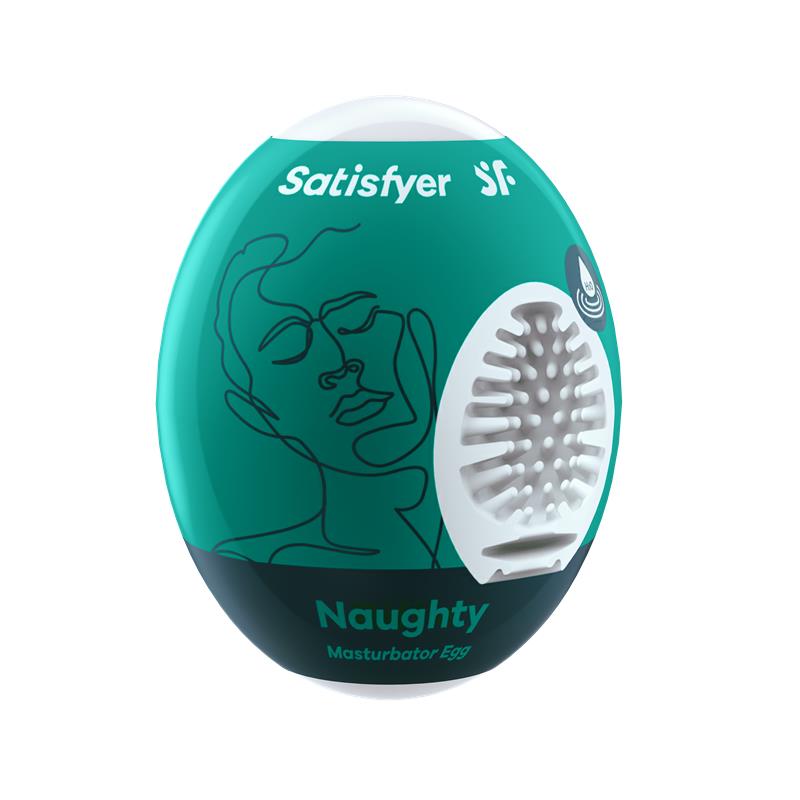 SATISFYER - MASTURBATOR EGG SINGLE NAUGHTY HYDRO-ACTIVE