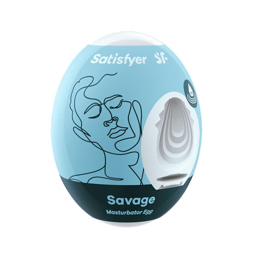 SATISFYER - MASTURBATOR EGG SINGLE SAVAGE HYDRO-ACTIVE
