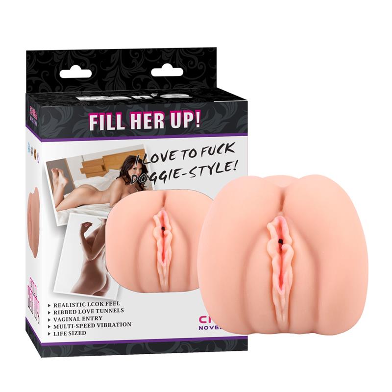 CHISA - MASTURBATOR FILL HER UP T-SKIN 17.7 CM FLESH