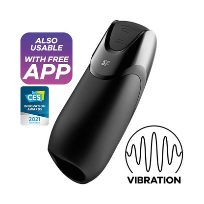 SATISFYER - MEN VIBRATION+ BLACK
