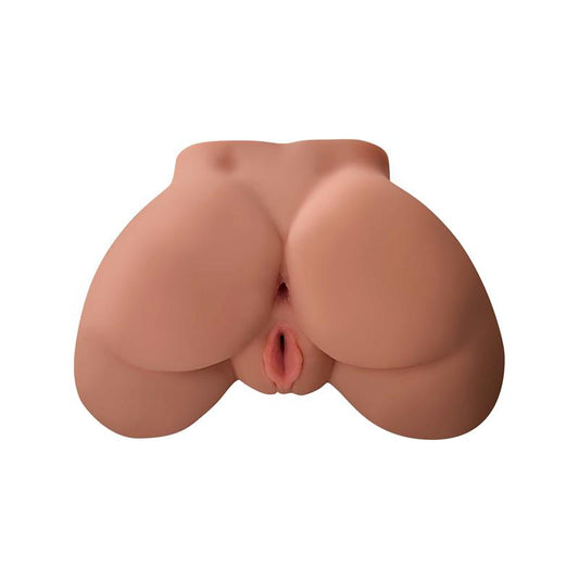 PDX PLUS+ - MASTURBATOR PERFECT ASS DOUBLE HOLE CARAMEL SKIN