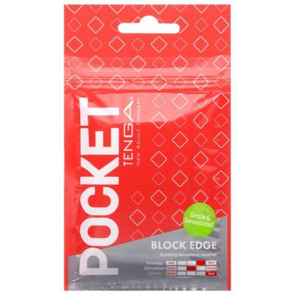 TENGA - MASTURBATOR POCKET BLOCK EDGE