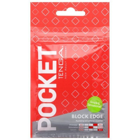 TENGA - MASTURBATOR POCKET BLOCK EDGE