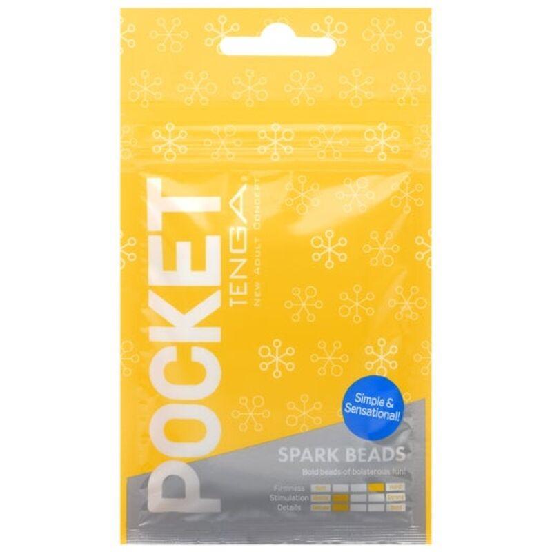 TENGA - MASTURBATOR POCKET SPARK BEADS