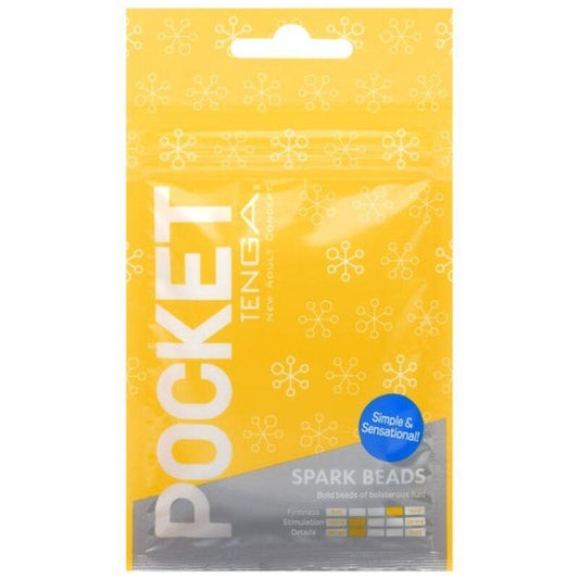 TENGA - MASTURBATOR POCKET SPARK BEADS