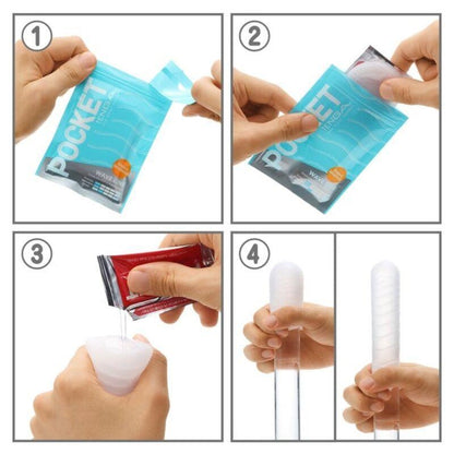 TENGA - MASTURBATOR POCKET WAVE LINE