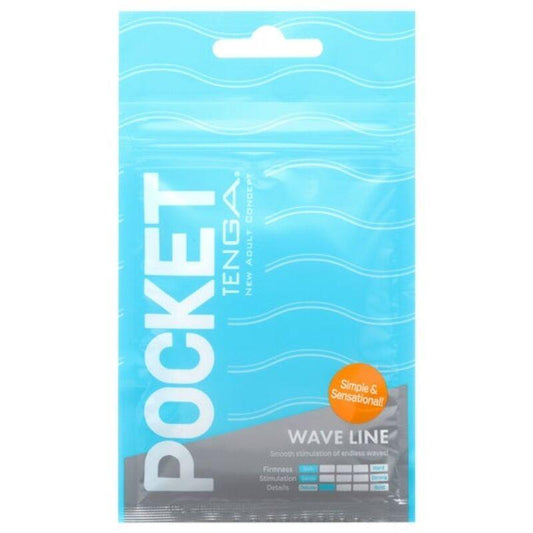 TENGA - MASTURBATOR POCKET WAVE LINE