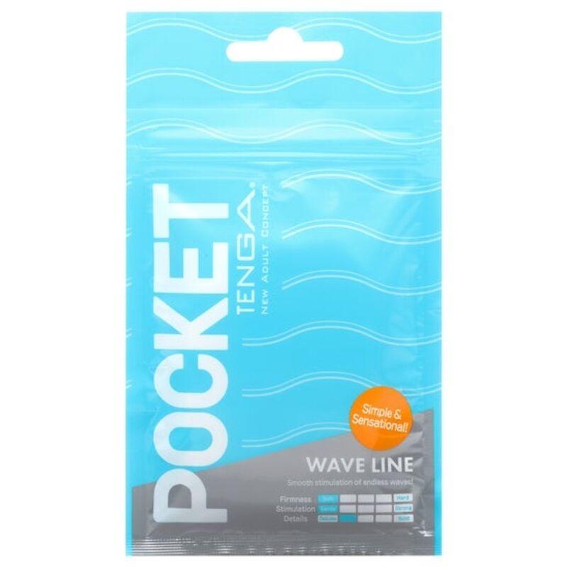 TENGA - MASTURBATOR POCKET WAVE LINE
