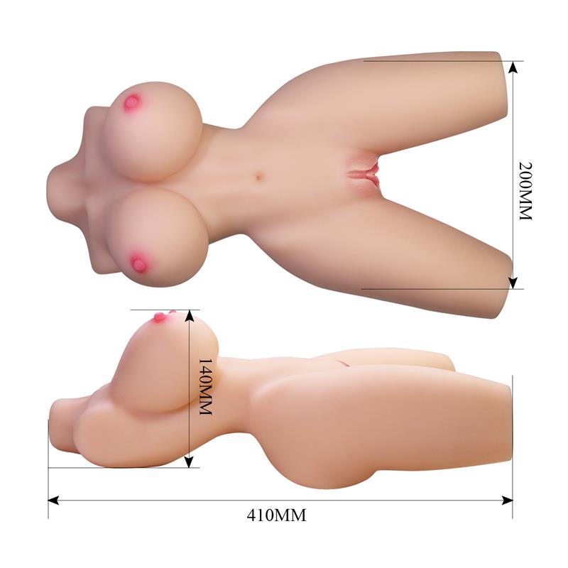 CRAZY BULL - LILY REALISTIC FEMALE TORSO VAGINA AND ANAL 4 KG