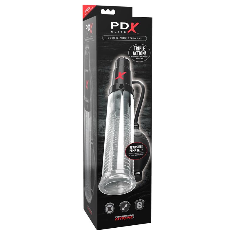 PDX ELITE - MASTURBATOR SUCK-N-PUMP STOKER