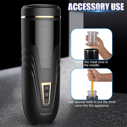 JUICY LAMOUR - MASTURBATOR TELESCOPIC AND ROTATION FUNCTION RITA