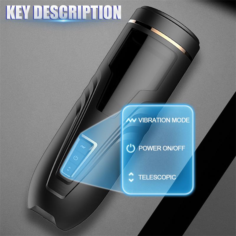 JUICY LAMOUR - MASTURBATOR TELESCOPIC AND ROTATION FUNCTION RITA