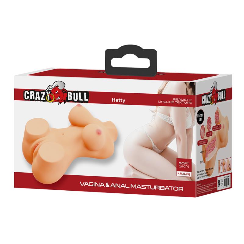 CRAZY BULL - MASTURBATOR VAGINA AND ANO 1.9KG
