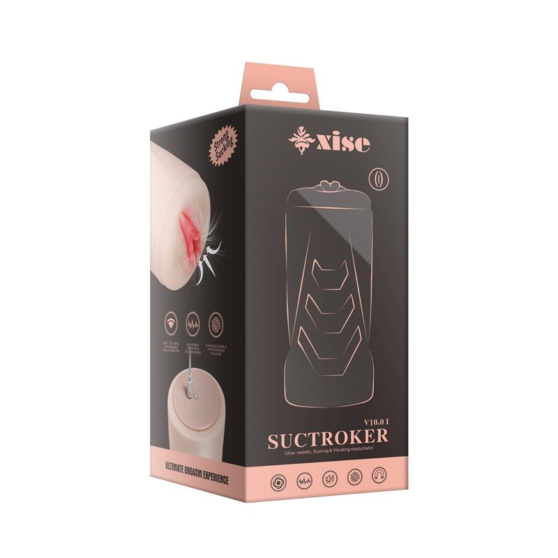 XISE - MASTURBATOR WITH SUCKING EFECT AND VIBRATION SUCTROKER V10.0 I